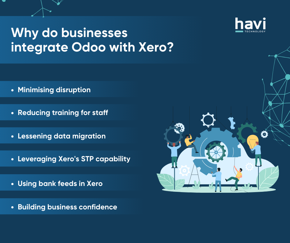 why need to integrate Odoo vs Xero Havi Technology