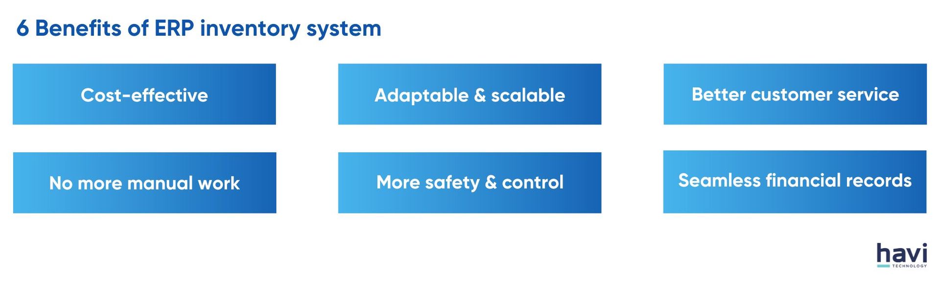 erp system inventory management Havi Technology Pty Ltd