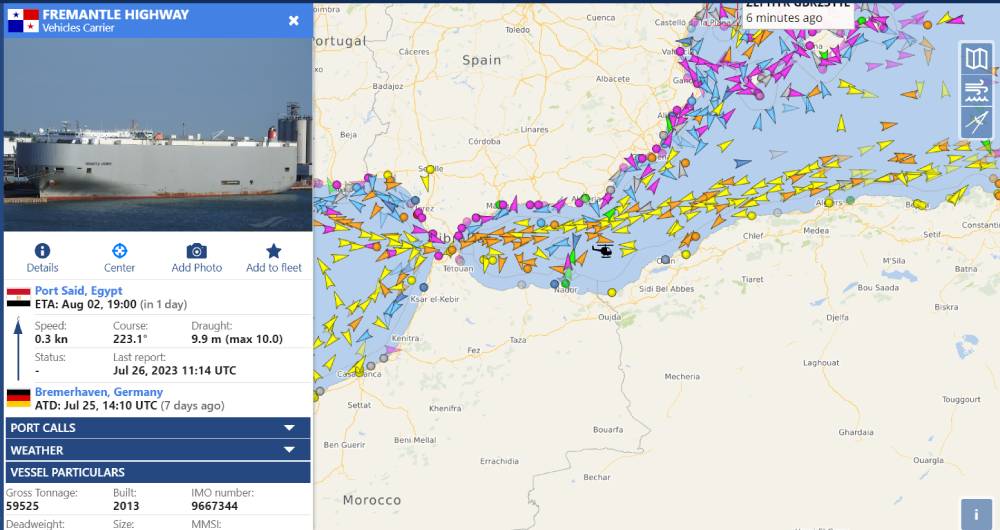 Vessel finder